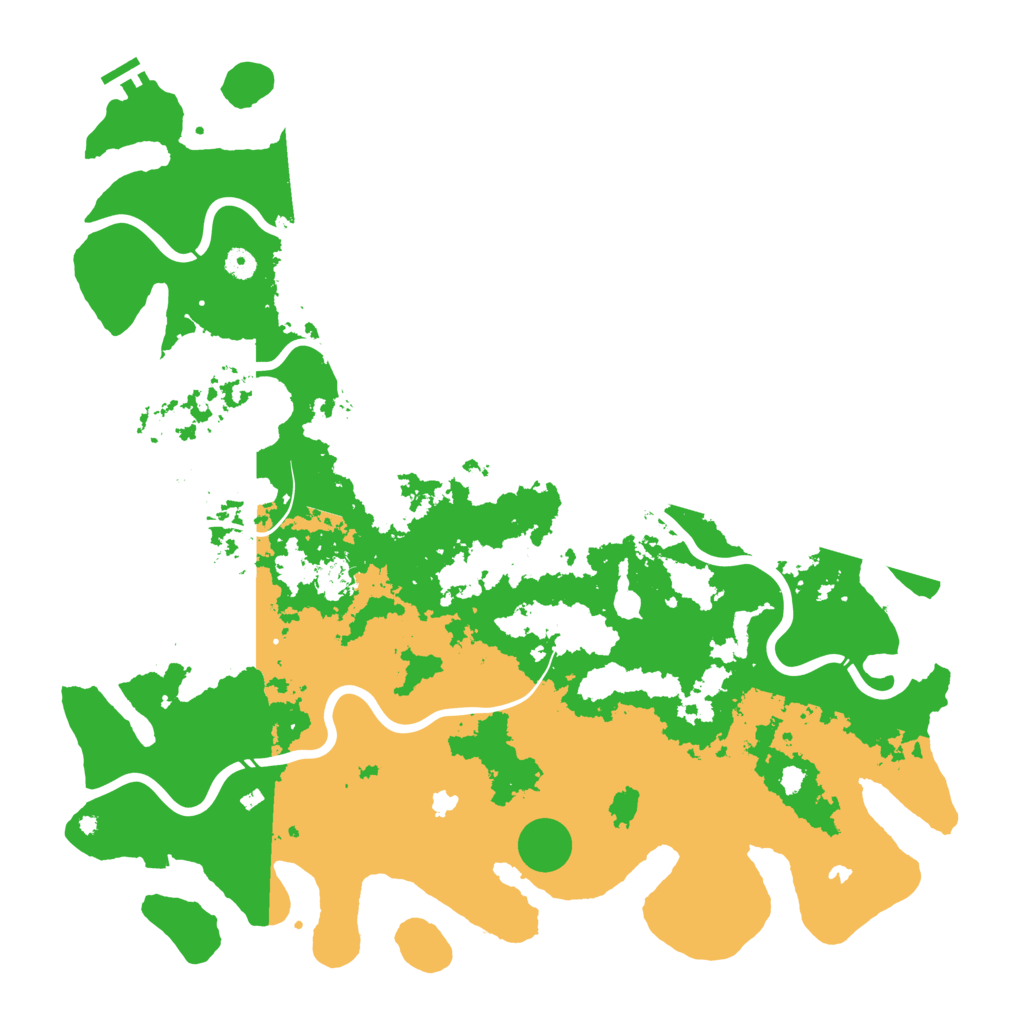 Biome Rust Map: Procedural Map, Size: 5000, Seed: 146820