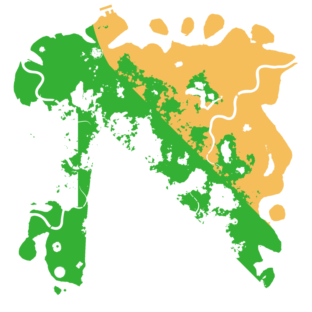 Biome Rust Map: Procedural Map, Size: 5000, Seed: 826650