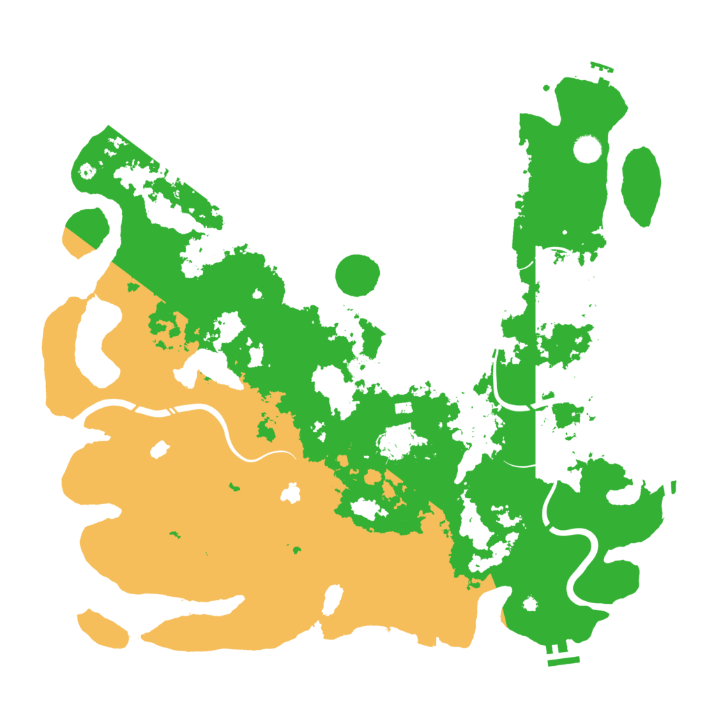 Biome Rust Map: Procedural Map, Size: 4500, Seed: 846390
