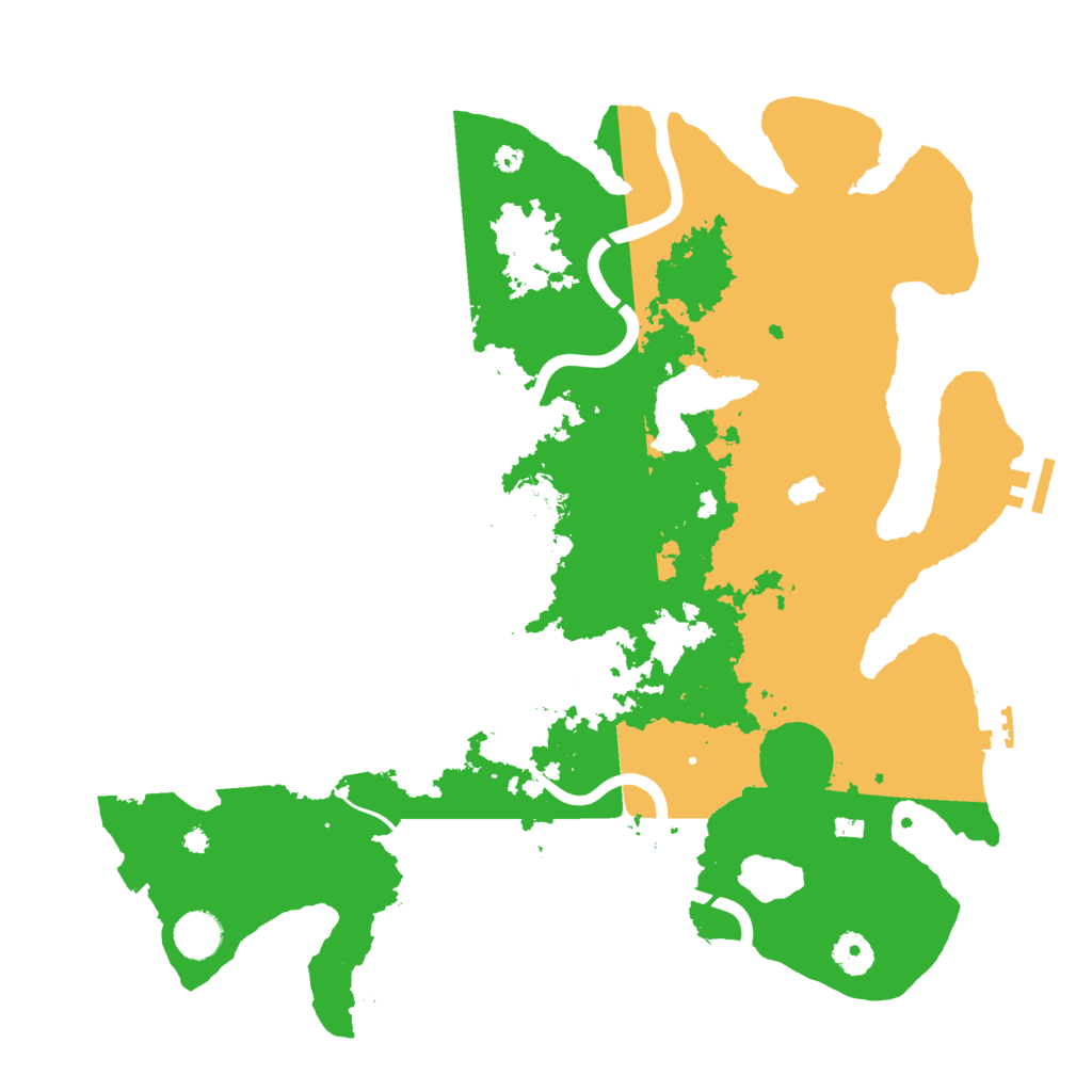 Biome Rust Map: Procedural Map, Size: 4000, Seed: 981884