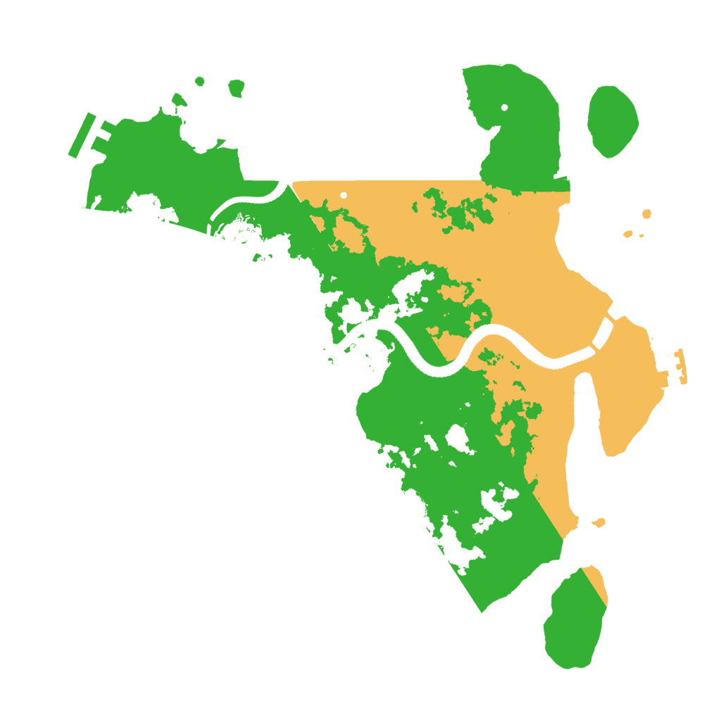 Biome Rust Map: Procedural Map, Size: 3100, Seed: 115274