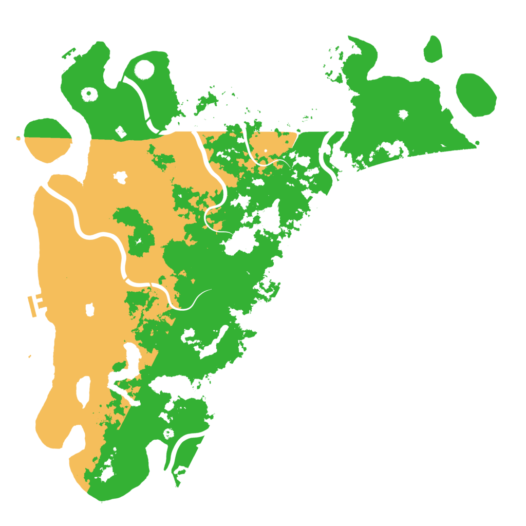 Biome Rust Map: Procedural Map, Size: 5000, Seed: 505534
