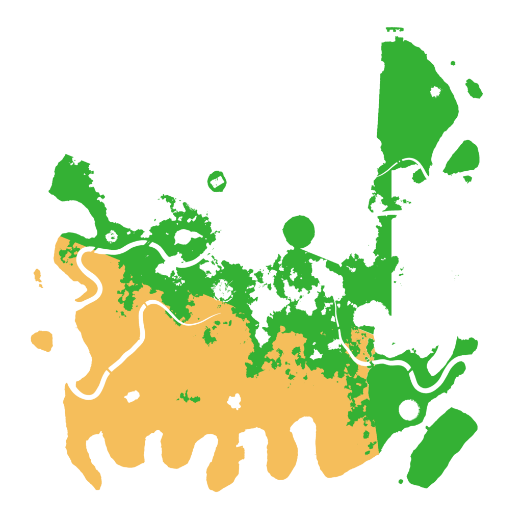 Biome Rust Map: Procedural Map, Size: 4500, Seed: 429824