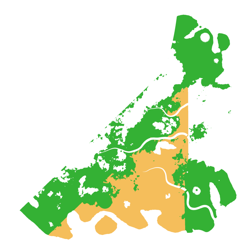 Biome Rust Map: Procedural Map, Size: 4750, Seed: 456465