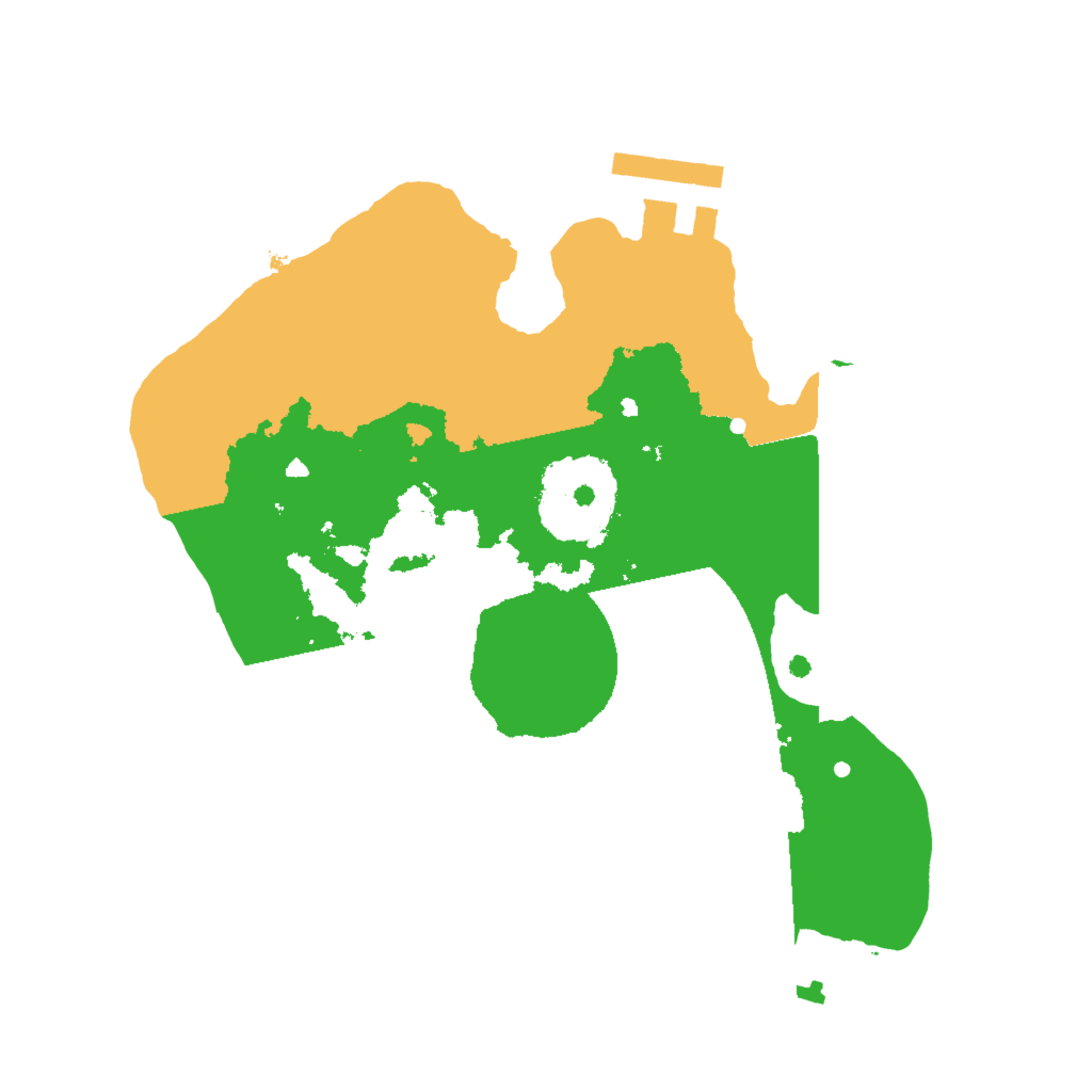 Biome Rust Map: Procedural Map, Size: 2000, Seed: 23434234
