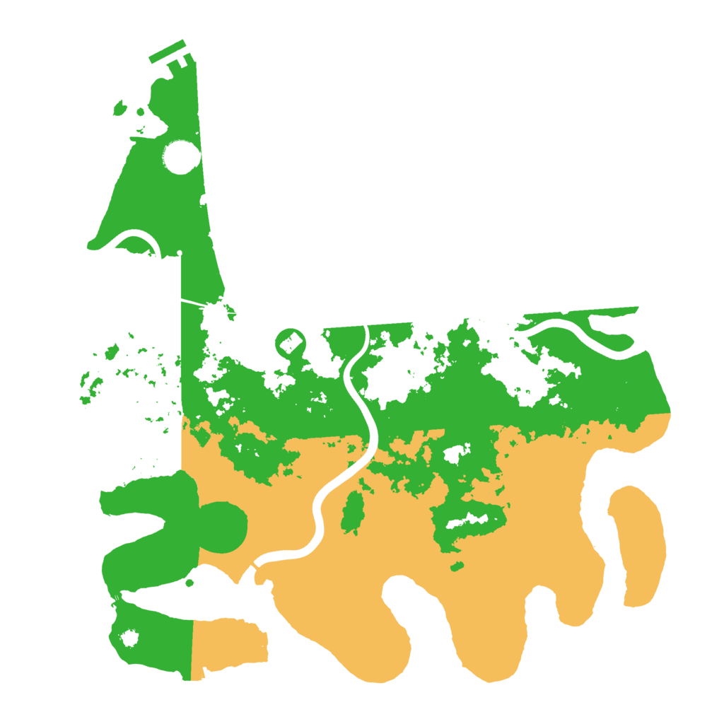 Biome Rust Map: Procedural Map, Size: 3750, Seed: 872745