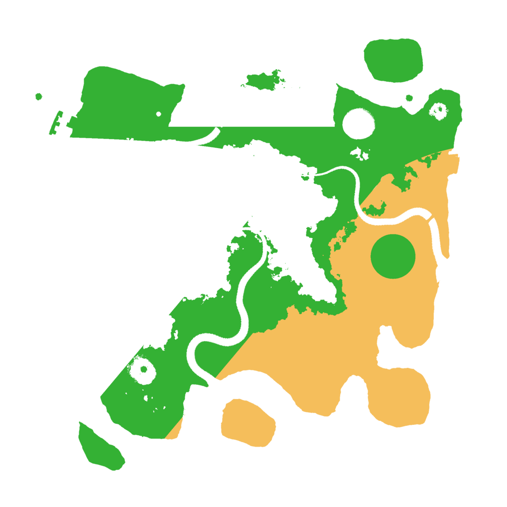 Biome Rust Map: Procedural Map, Size: 3000, Seed: 2374