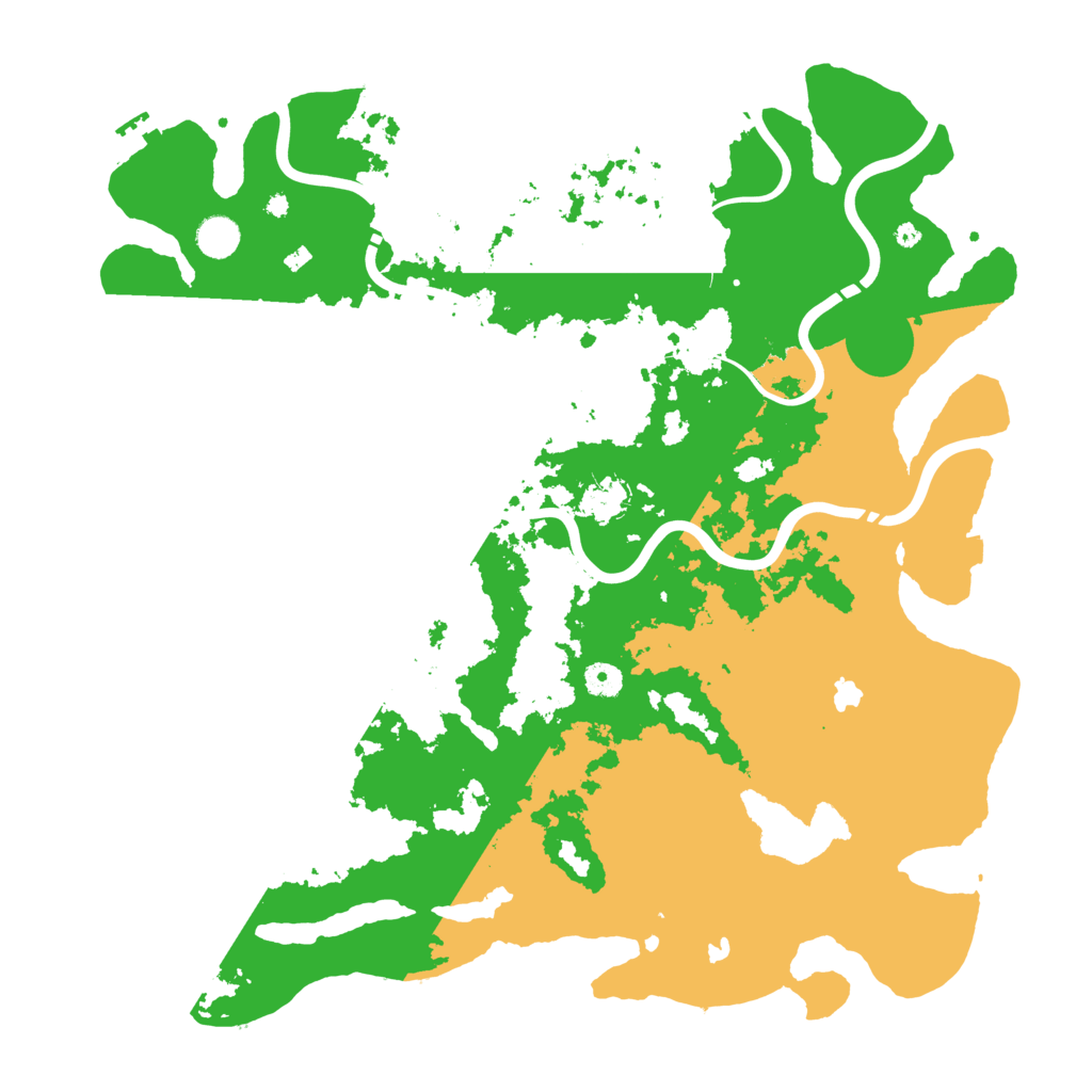 Biome Rust Map: Procedural Map, Size: 4500, Seed: 597476