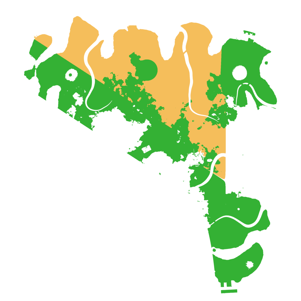 Biome Rust Map: Procedural Map, Size: 3750, Seed: 145427