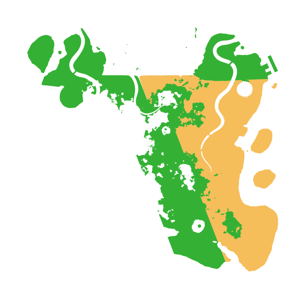 Biome Rust Map: Procedural Map, Size: 3500, Seed: 1655997312