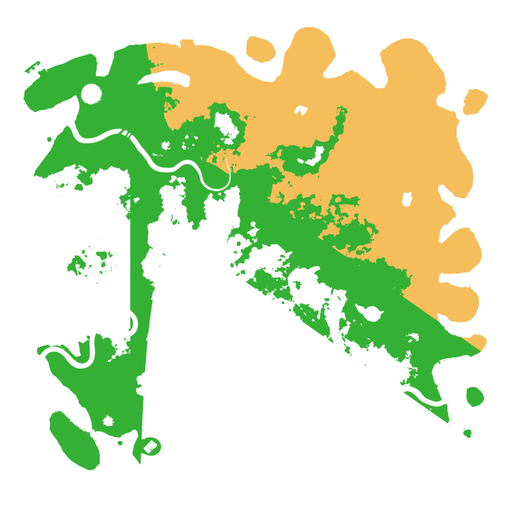 Biome Rust Map: Procedural Map, Size: 4500, Seed: 879954