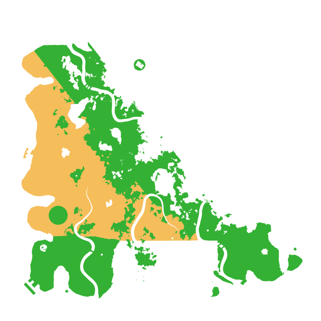 Biome Rust Map: Procedural Map, Size: 4500, Seed: 313858