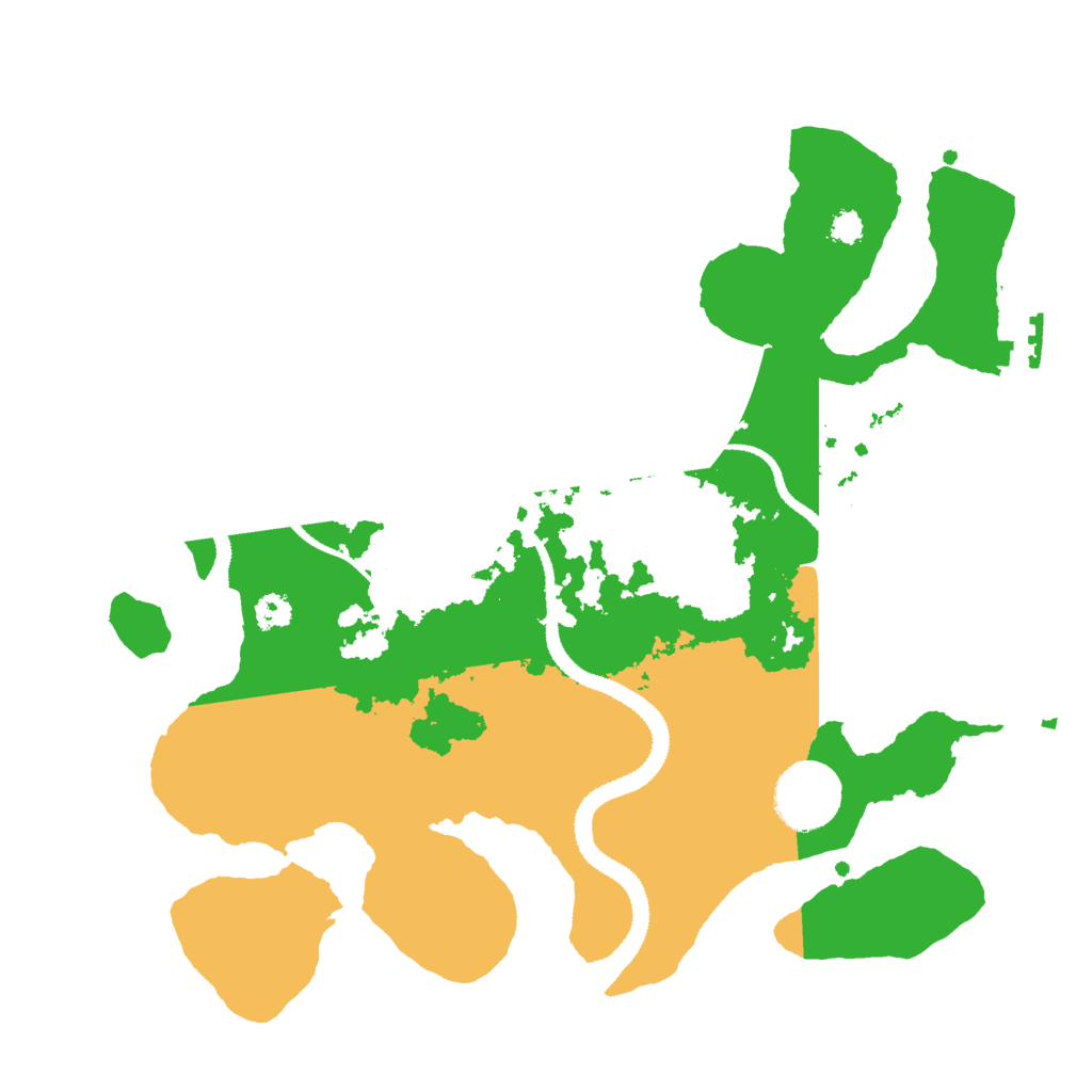 Biome Rust Map: Procedural Map, Size: 3000, Seed: 63634