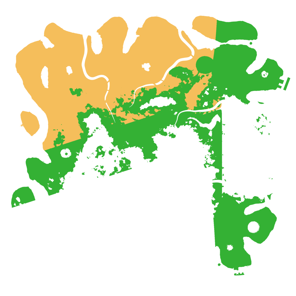 Biome Rust Map: Procedural Map, Size: 4500, Seed: 681056