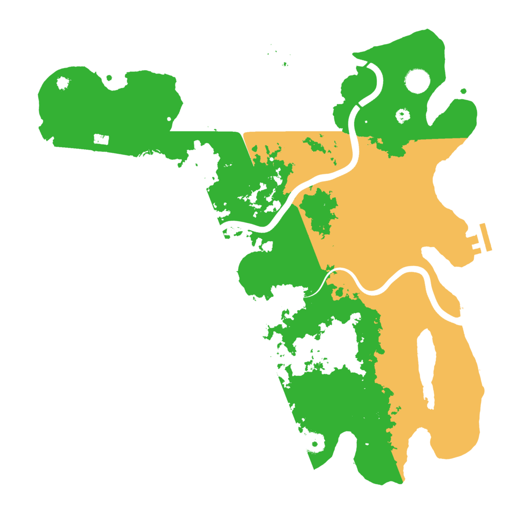 Biome Rust Map: Procedural Map, Size: 3750, Seed: 396301