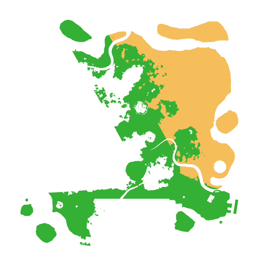 Biome Rust Map: Procedural Map, Size: 3750, Seed: 638574