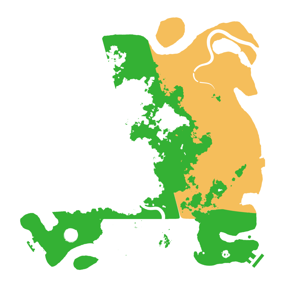 Biome Rust Map: Procedural Map, Size: 3750, Seed: 749588