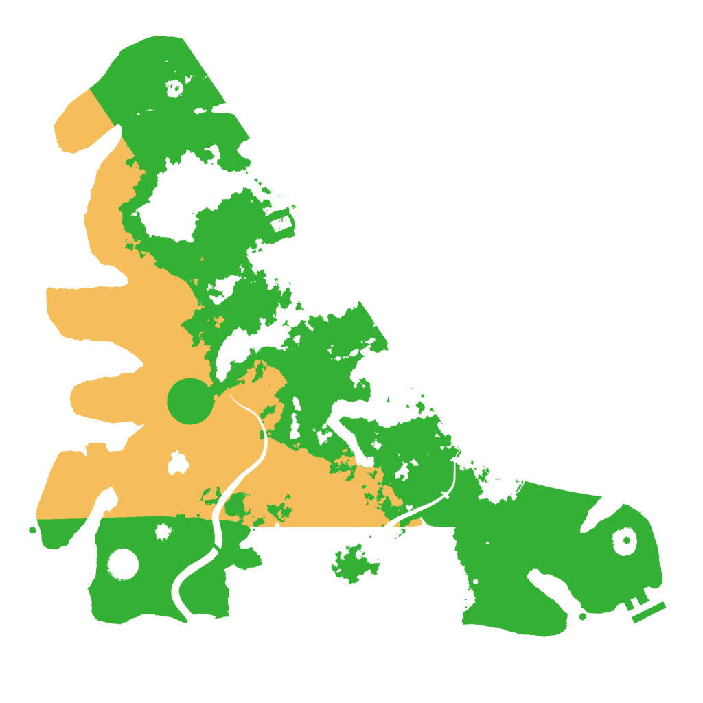 Biome Rust Map: Procedural Map, Size: 4000, Seed: 746008