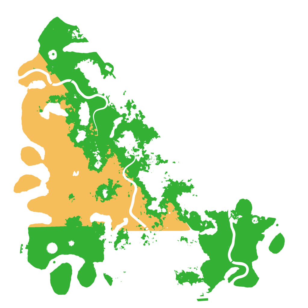 Biome Rust Map: Procedural Map, Size: 5000, Seed: 571118