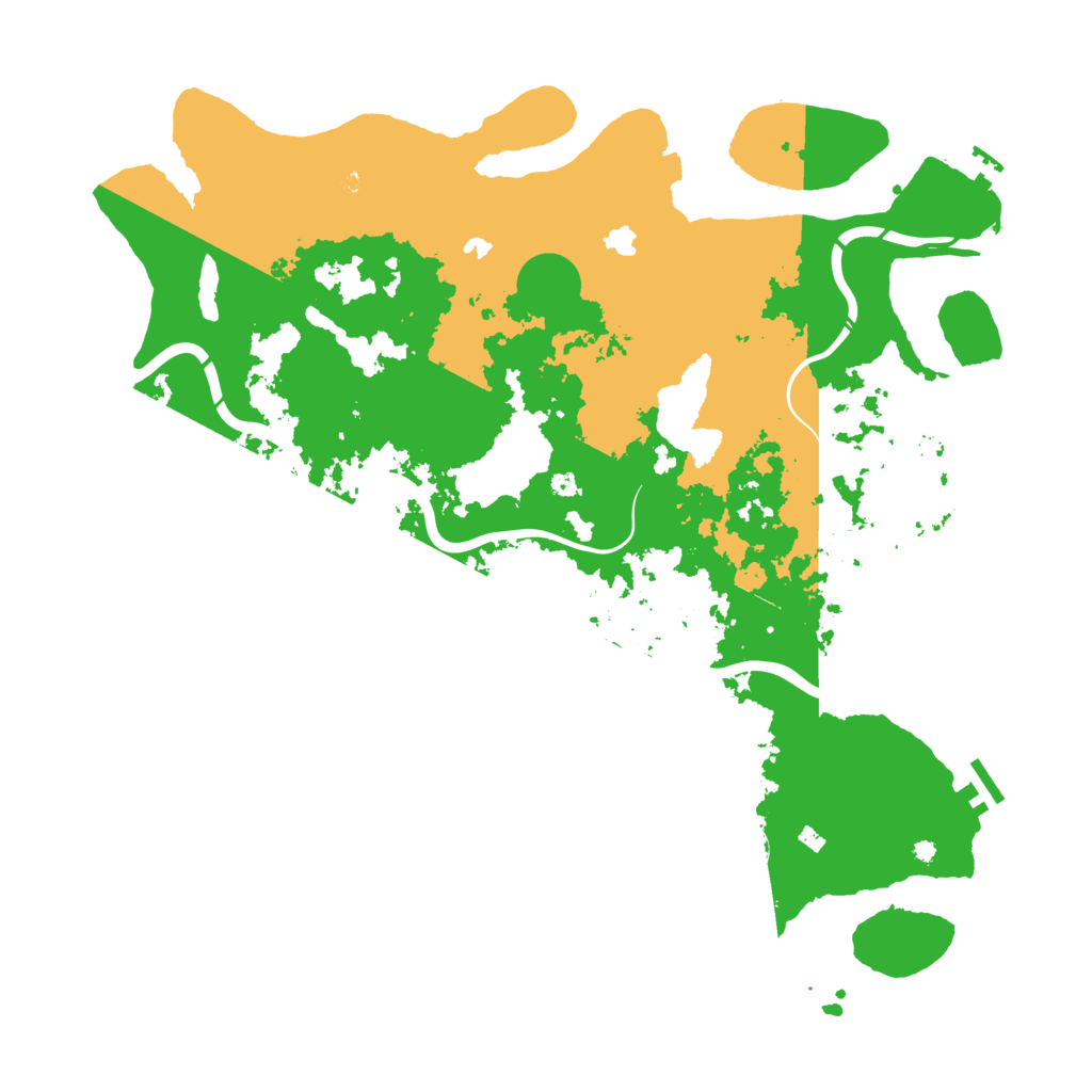 Biome Rust Map: Procedural Map, Size: 4500, Seed: 214751