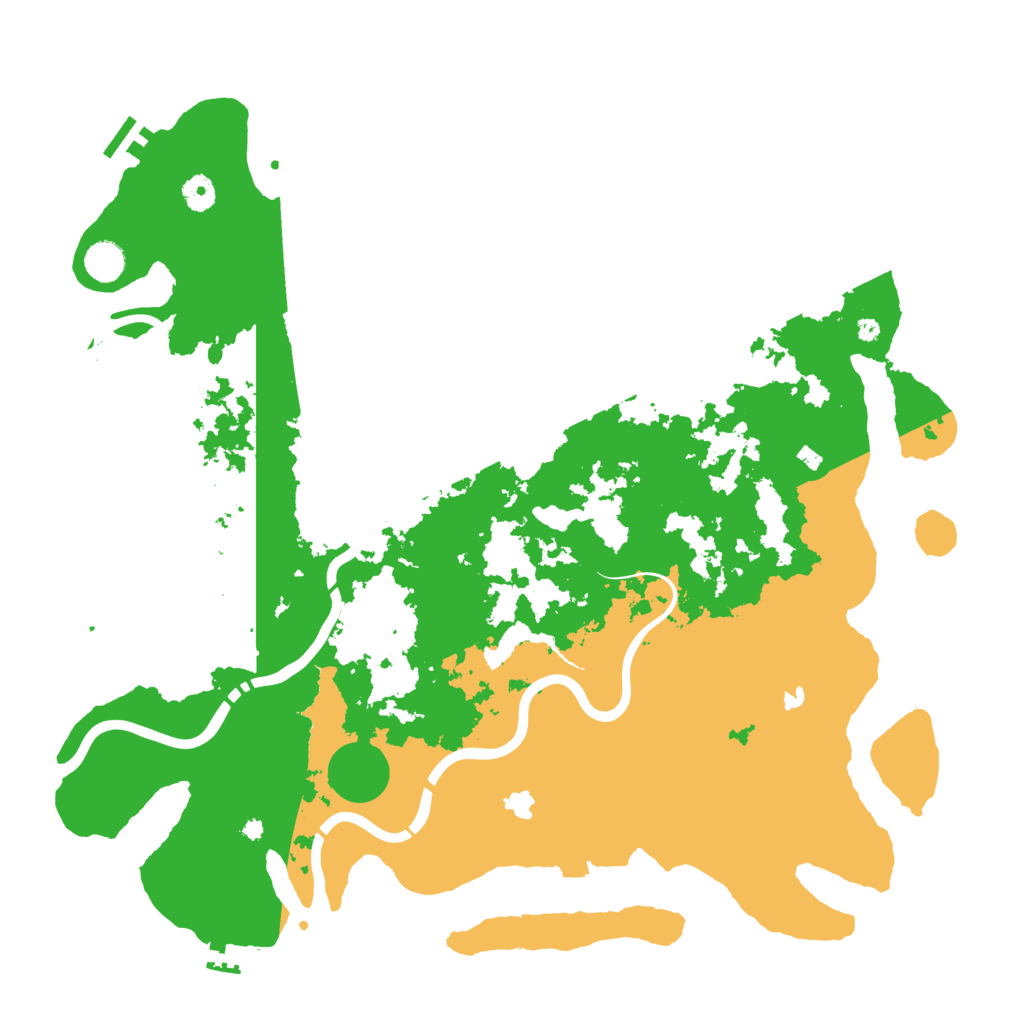 Biome Rust Map: Procedural Map, Size: 4500, Seed: 712319