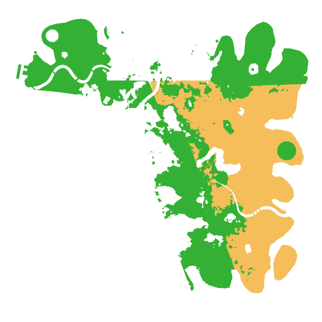 Biome Rust Map: Procedural Map, Size: 4500, Seed: 830011