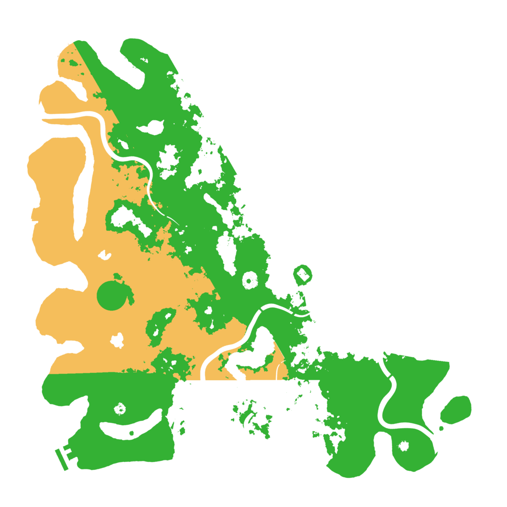 Biome Rust Map: Procedural Map, Size: 4500, Seed: 1432535079