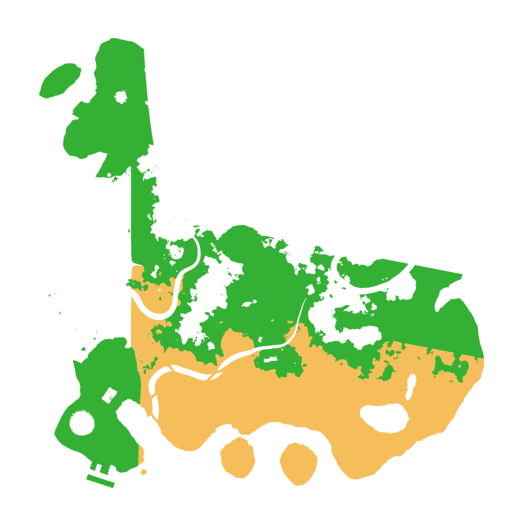 Biome Rust Map: Procedural Map, Size: 3750, Seed: 241011