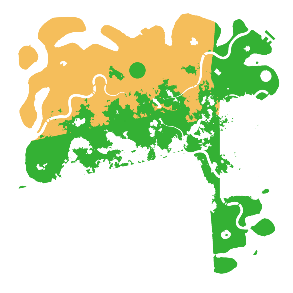 Biome Rust Map: Procedural Map, Size: 4750, Seed: 459093