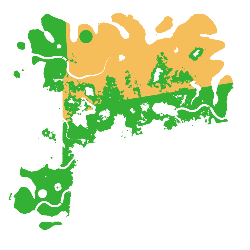 Biome Rust Map: Procedural Map, Size: 5000, Seed: 1581817387