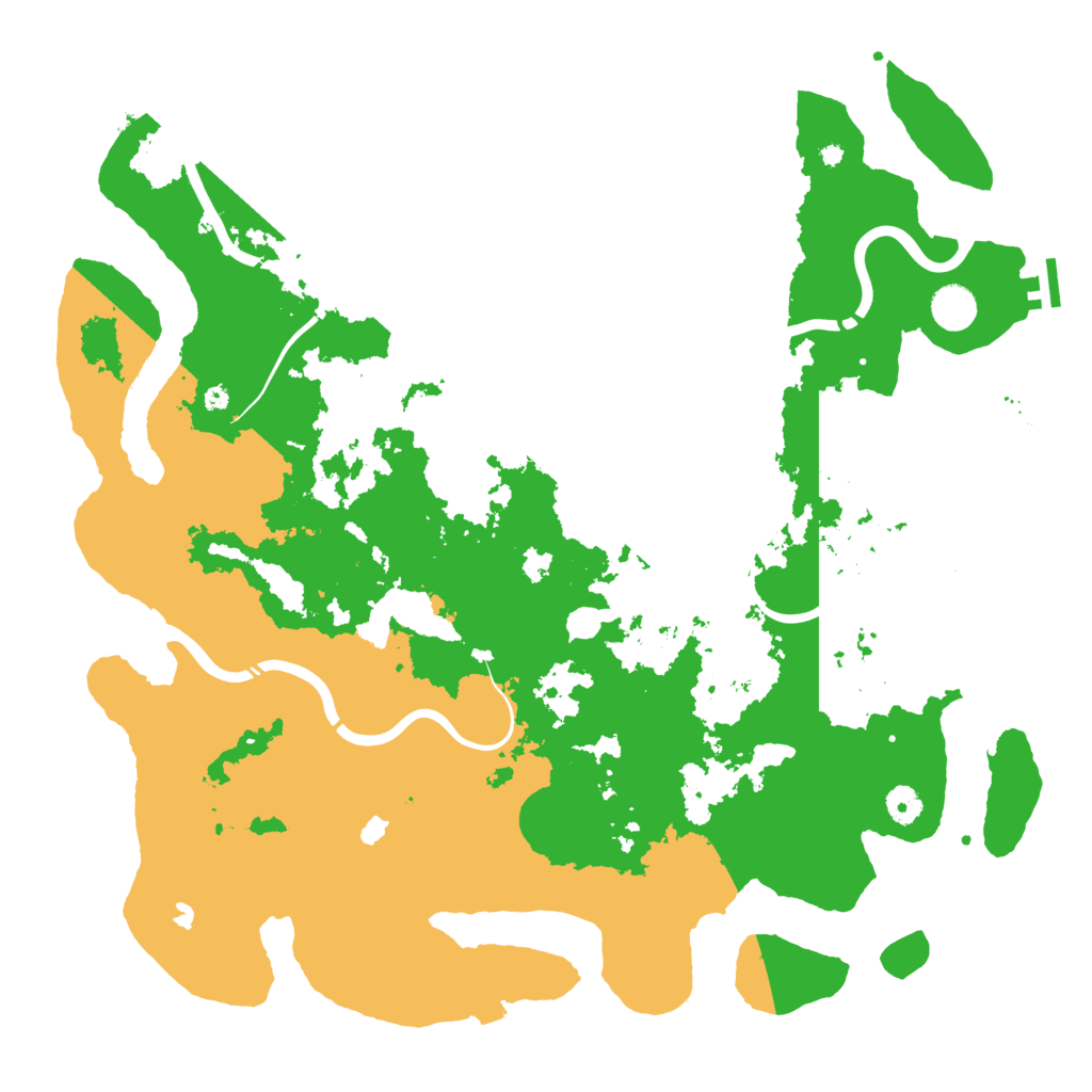 Biome Rust Map: Procedural Map, Size: 4500, Seed: 805916