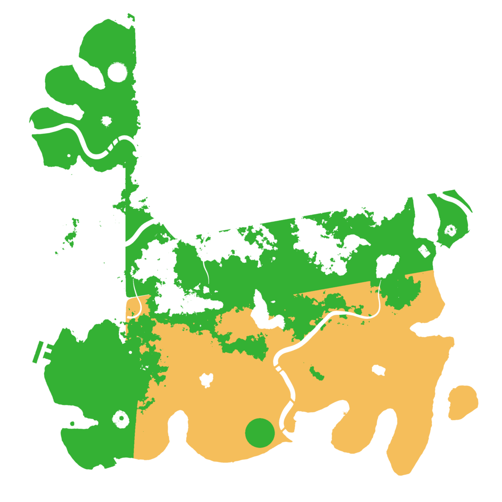 Biome Rust Map: Procedural Map, Size: 4500, Seed: 957715