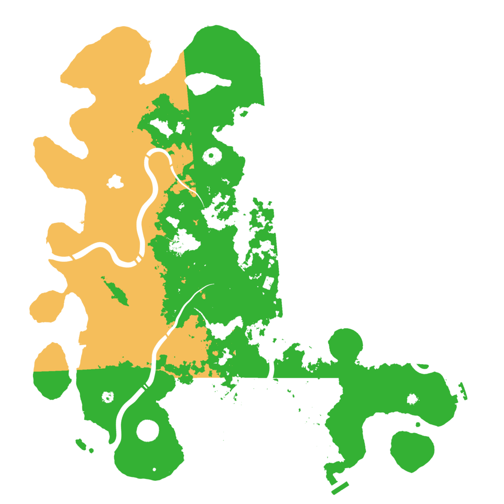 Biome Rust Map: Procedural Map, Size: 4250, Seed: 509405471