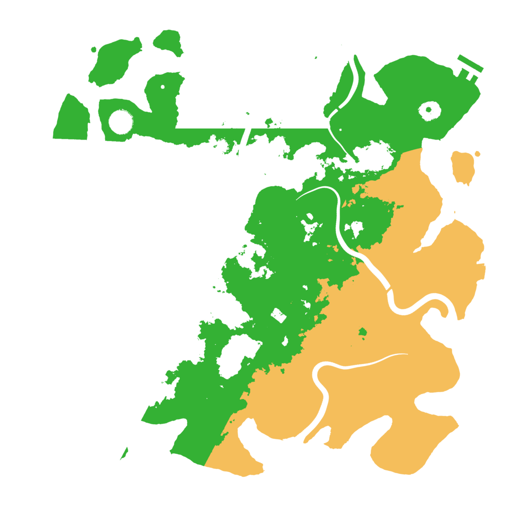 Biome Rust Map: Procedural Map, Size: 3750, Seed: 796386