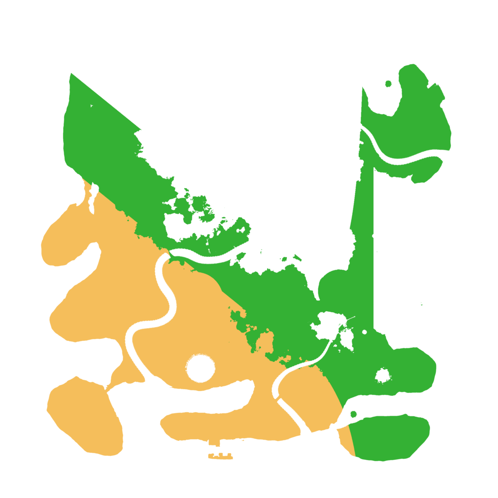 Biome Rust Map: Procedural Map, Size: 3100, Seed: 729593