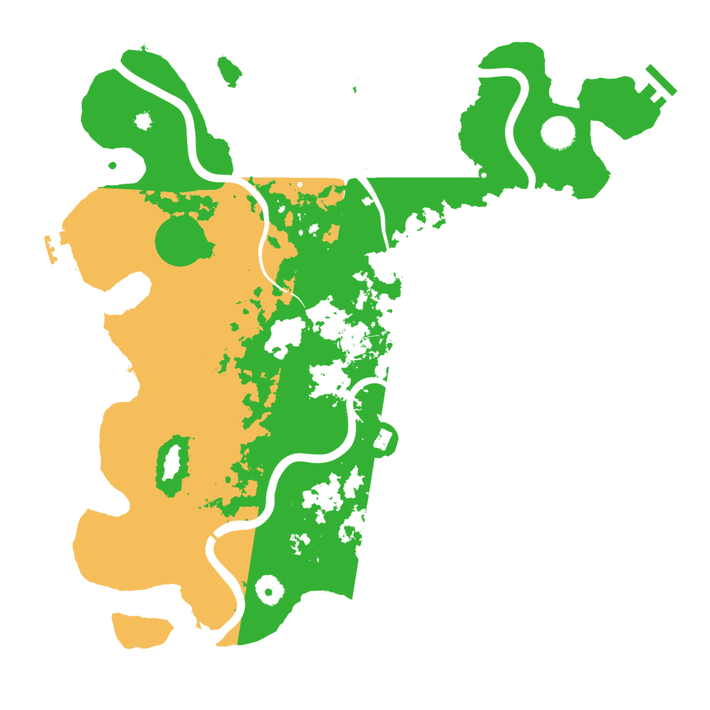 Biome Rust Map: Procedural Map, Size: 3750, Seed: 842312