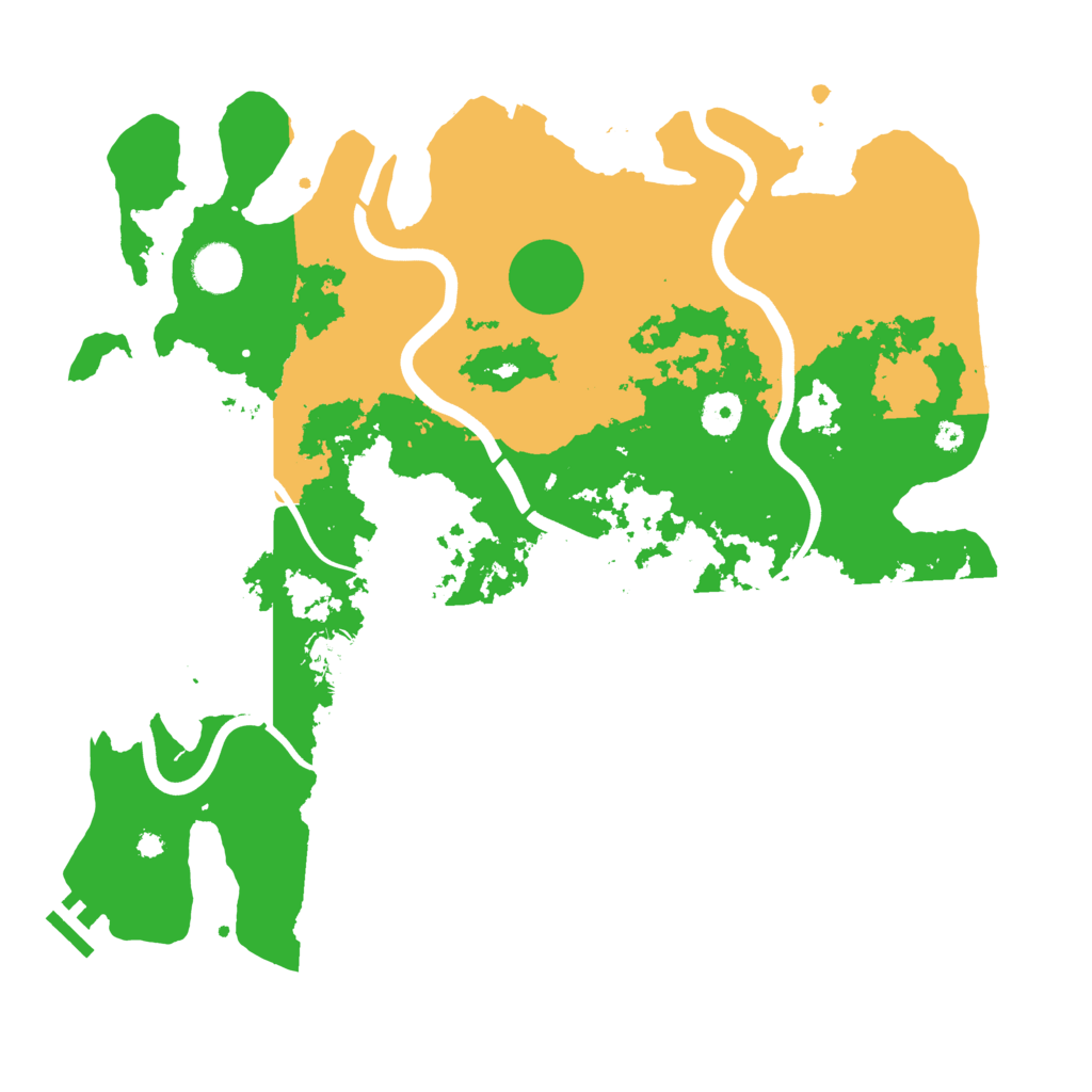 Biome Rust Map: Procedural Map, Size: 3850, Seed: 720405