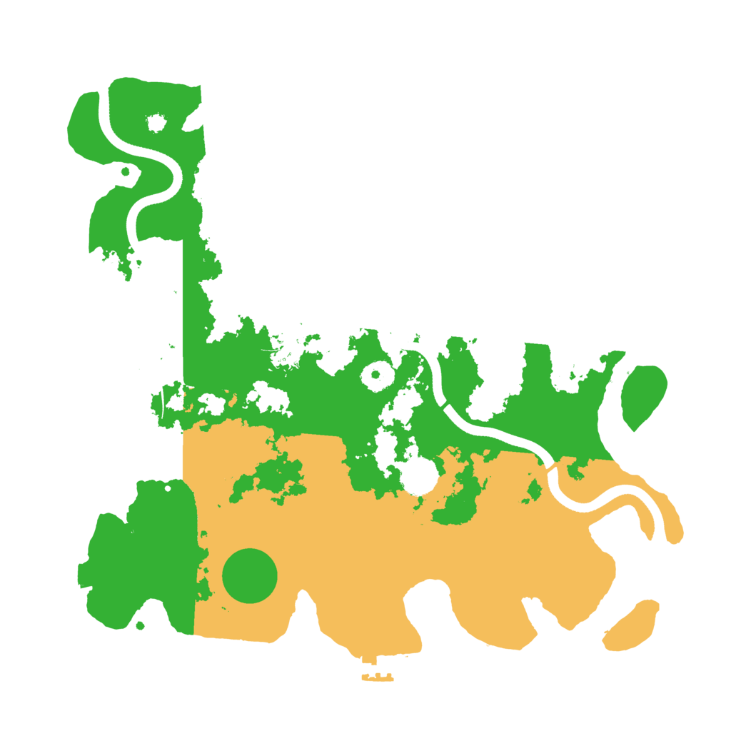 Biome Rust Map: Procedural Map, Size: 3500, Seed: 799713023