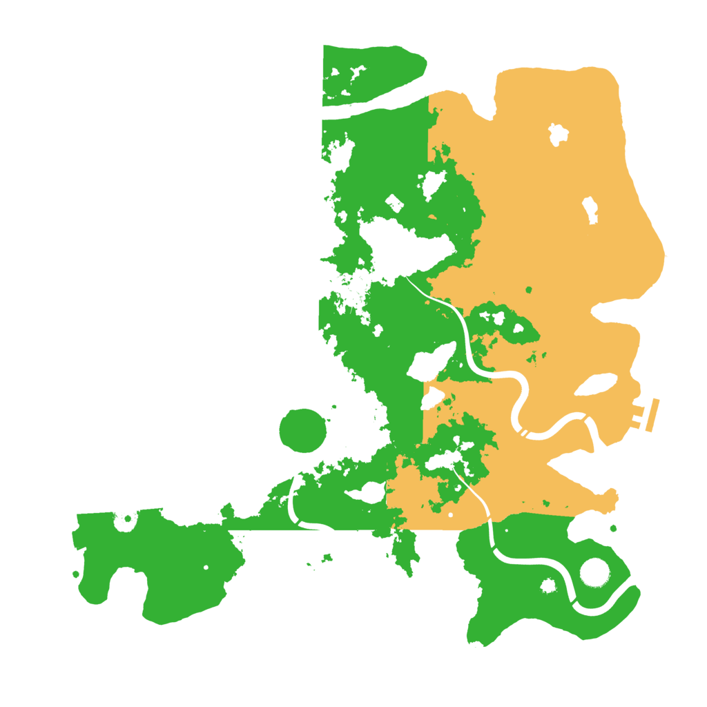 Biome Rust Map: Procedural Map, Size: 4250, Seed: 56432168