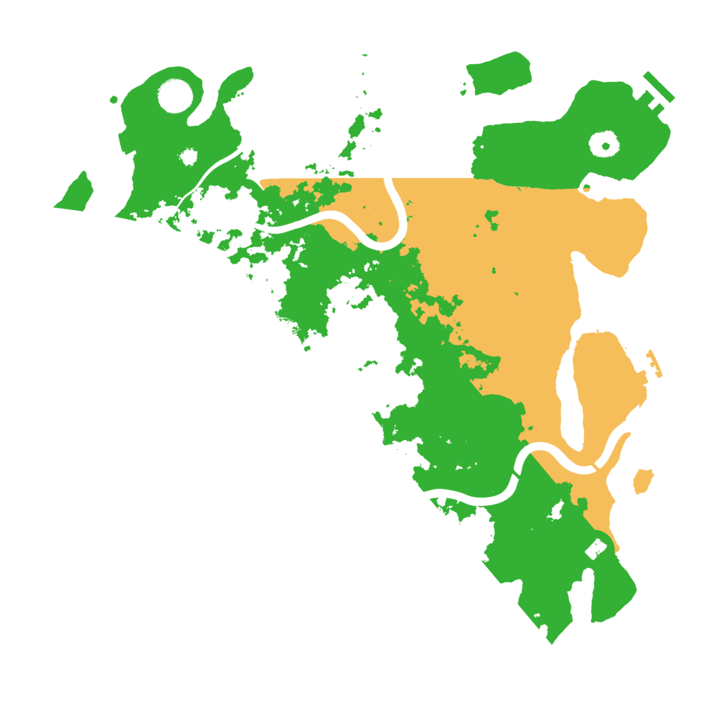 Biome Rust Map: Procedural Map, Size: 3750, Seed: 431286