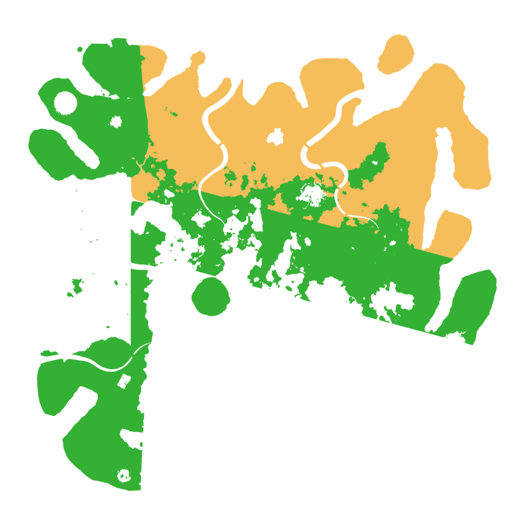 Biome Rust Map: Procedural Map, Size: 4000, Seed: 102070