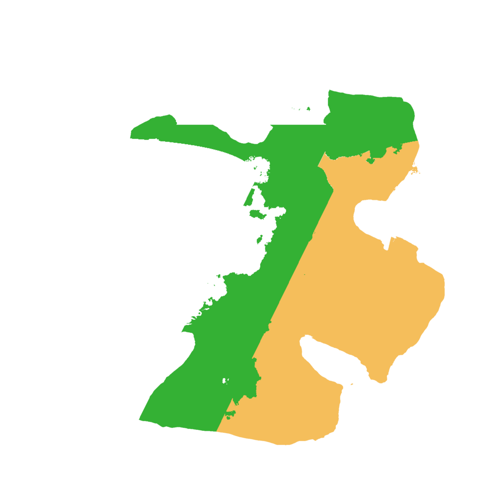 Biome Rust Map: Procedural Map, Size: 2000, Seed: 1555016781
