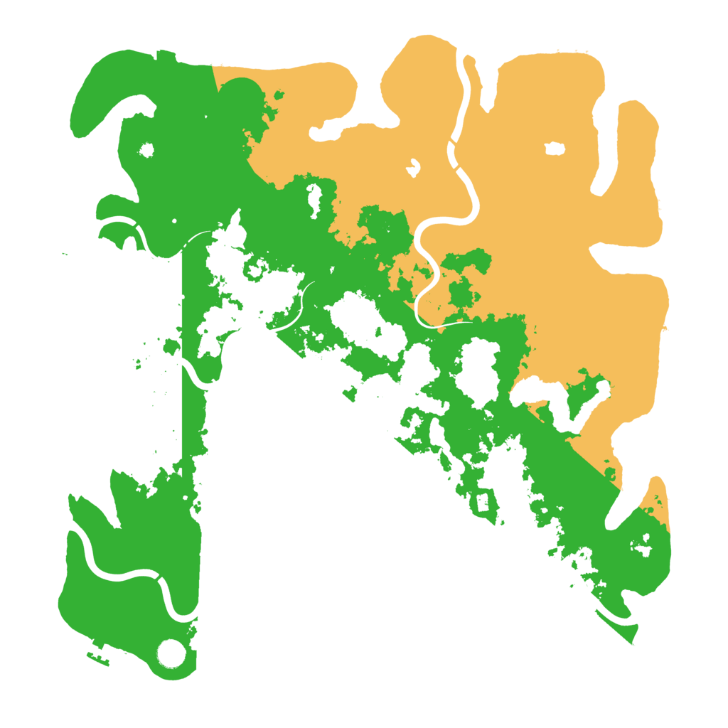 Biome Rust Map: Procedural Map, Size: 4500, Seed: 360101