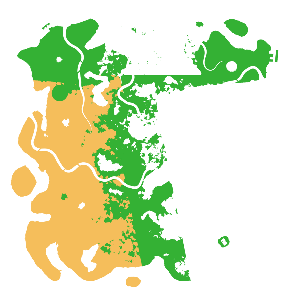 Biome Rust Map: Procedural Map, Size: 5000, Seed: 317393