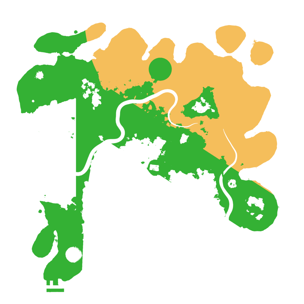 Biome Rust Map: Procedural Map, Size: 3500, Seed: 787924785
