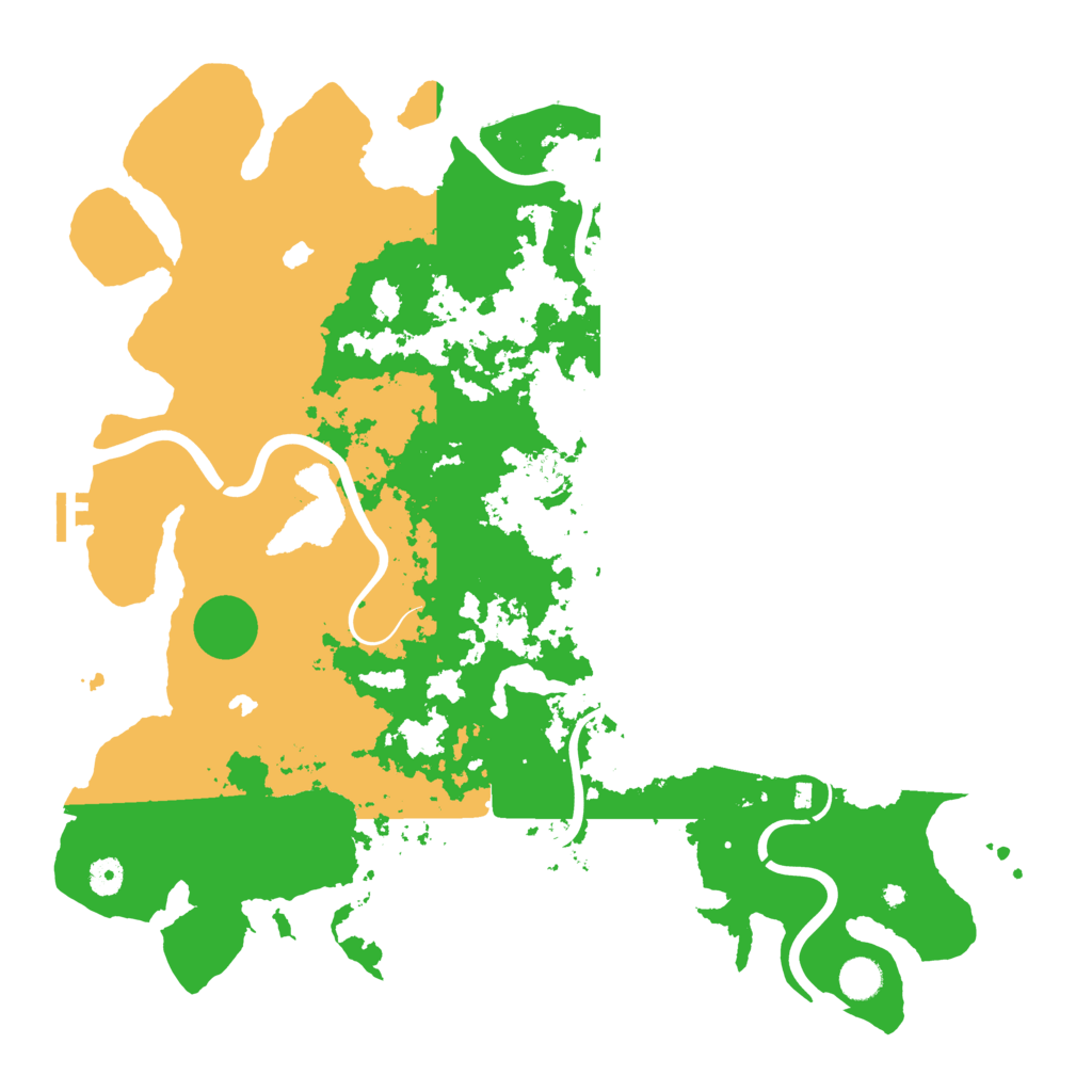 Biome Rust Map: Procedural Map, Size: 4500, Seed: 987183604
