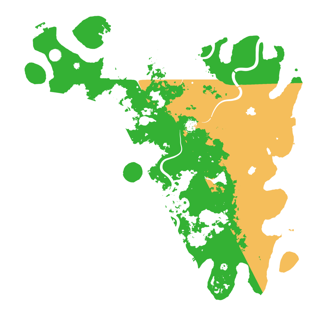 Biome Rust Map: Procedural Map, Size: 4500, Seed: 4460