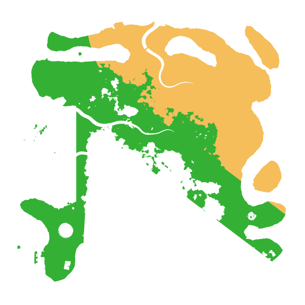 Biome Rust Map: Procedural Map, Size: 3750, Seed: 397198