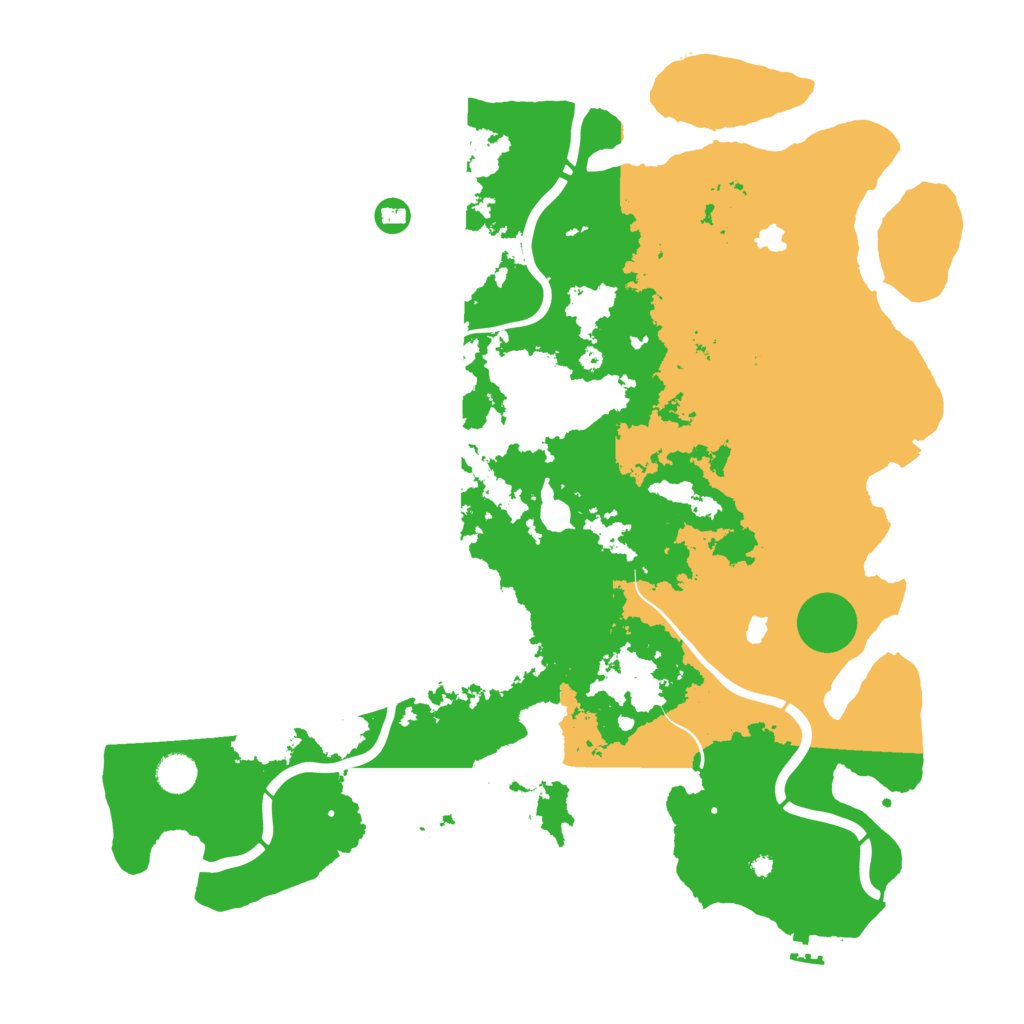 Biome Rust Map: Procedural Map, Size: 4500, Seed: 56432168