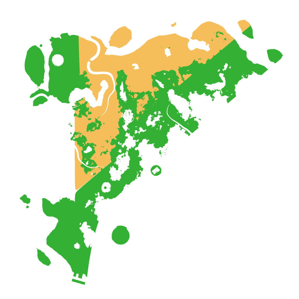 Biome Rust Map: Procedural Map, Size: 4500, Seed: 220224